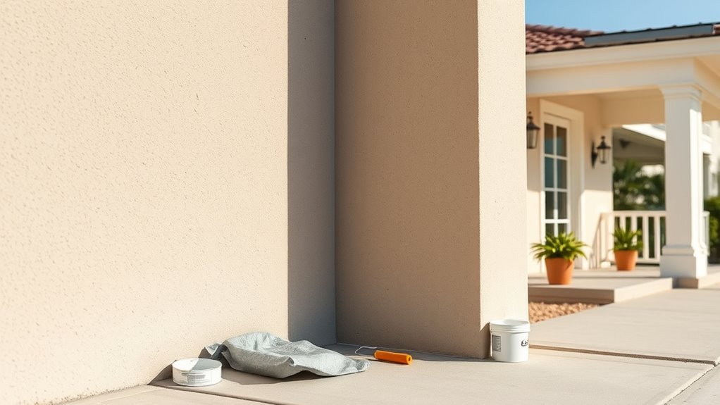 wait for stucco to cure