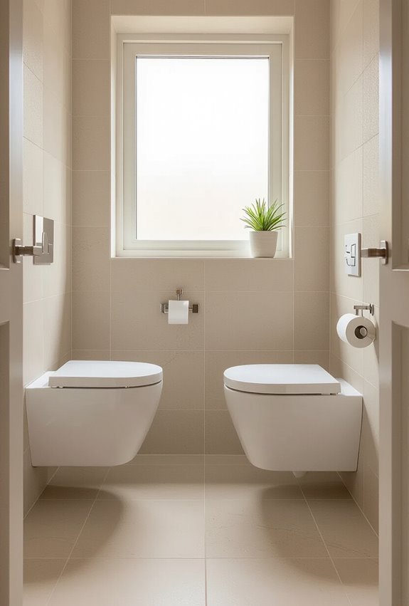 wall hung versus close coupled