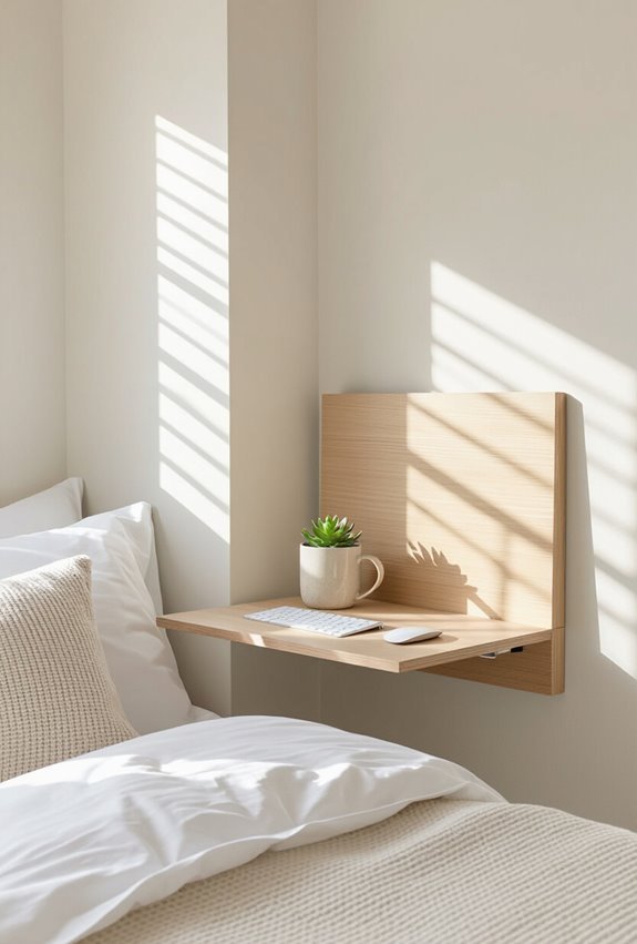 wall mounted fold down workstation