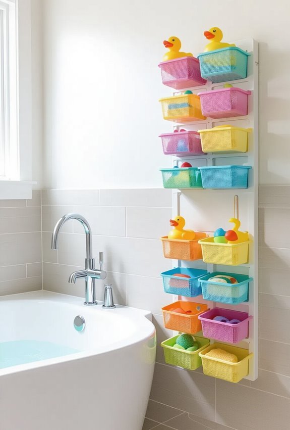 wall mounted magnetic peekaboo organizers
