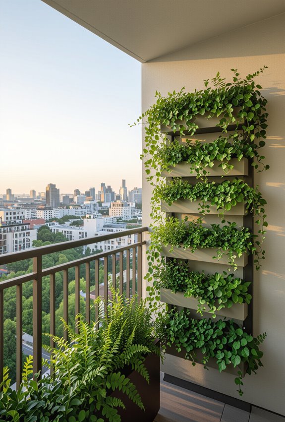 wall mounted modular vertical gardening