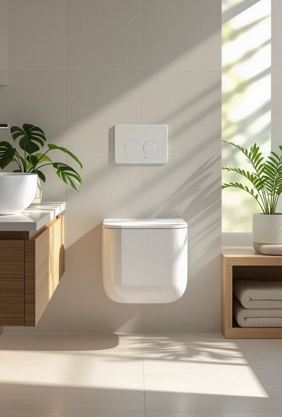 wall mounted slim trash bins
