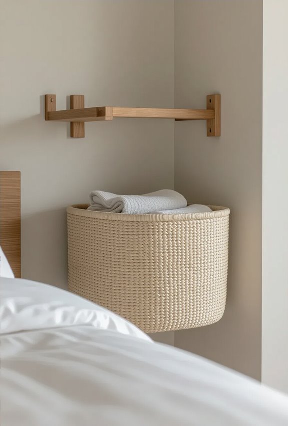 wall mounted ventilated foldable hampers