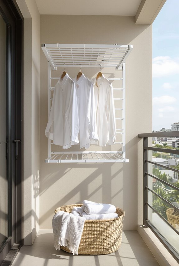 wall mounted vertical drying solution