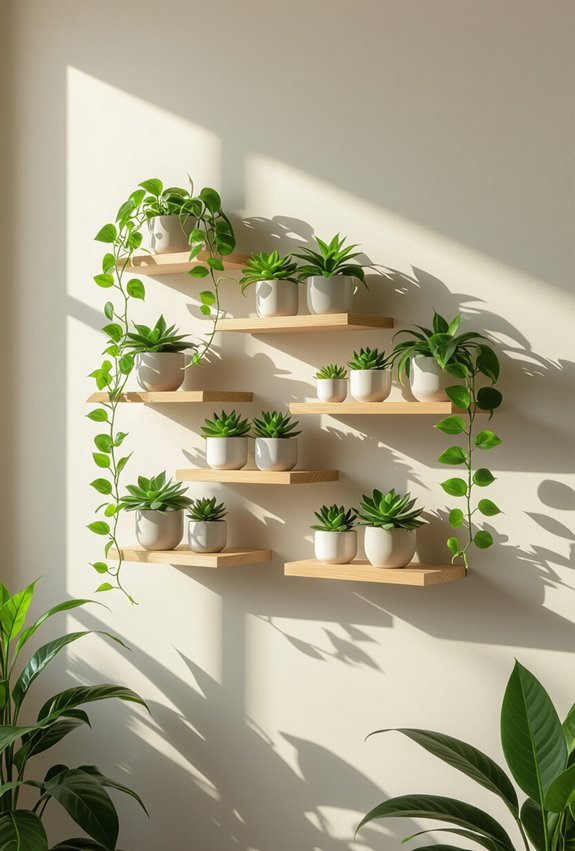wall mounted vertical moss garden