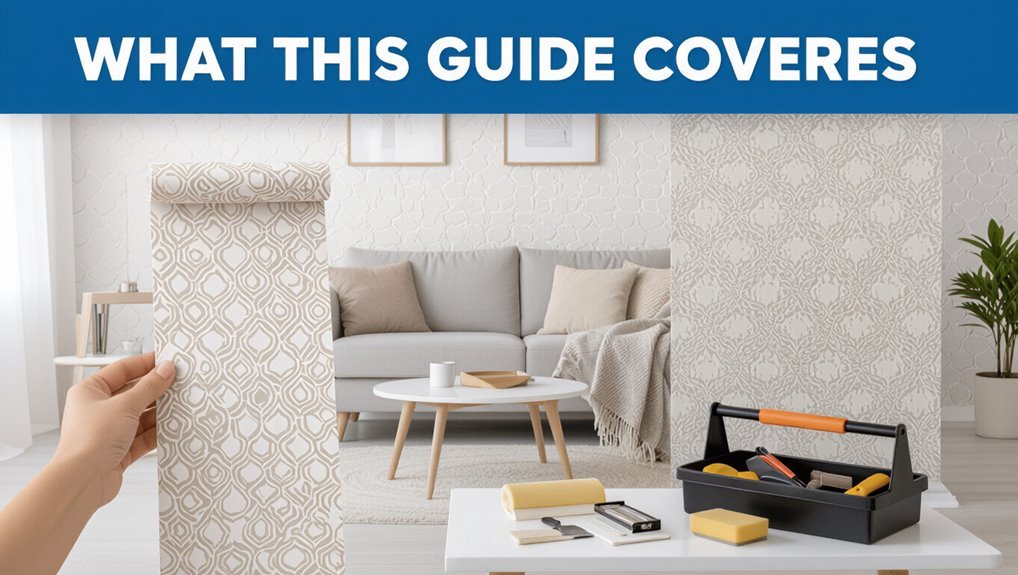 wallpapering textured walls guide