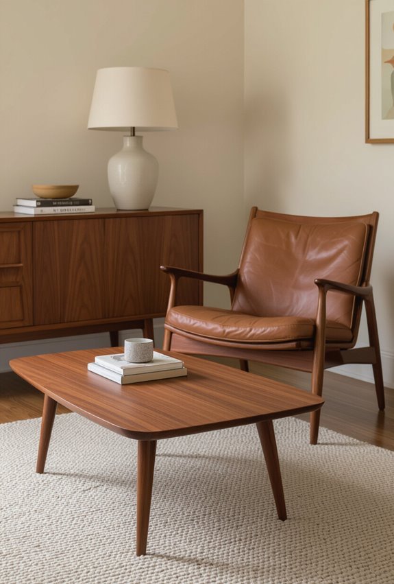 walnut and teak layering
