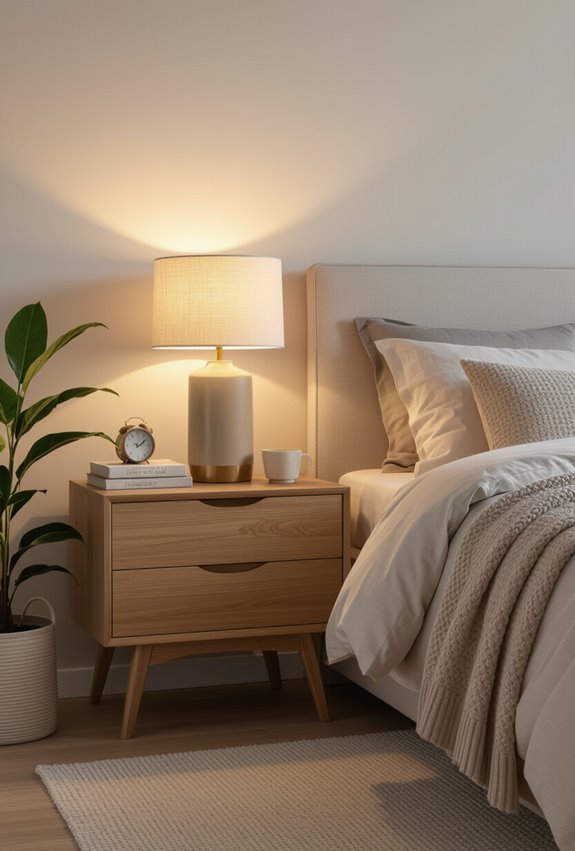 warm adjustable bedside lighting