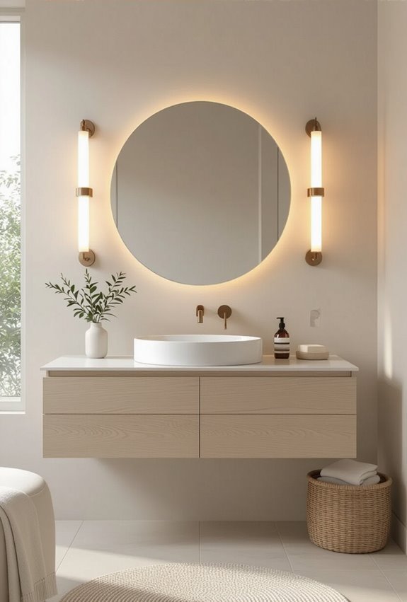 warm adjustable vanity task lighting