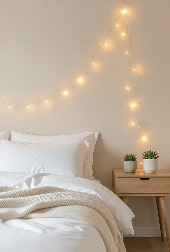 warm adjustable window string lights