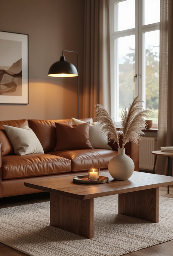 warm amber lighting with dimmers
