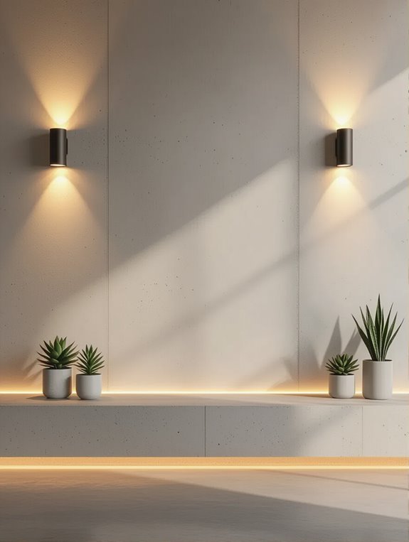 warm ambient lighting options