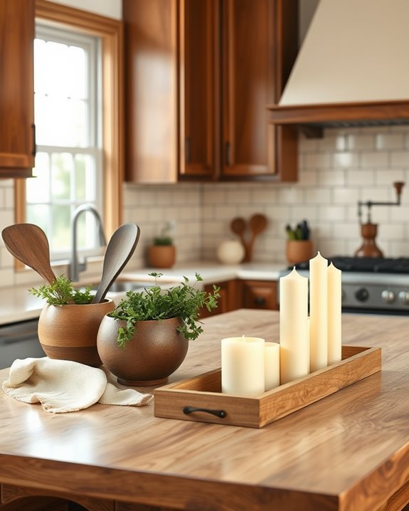 warm and inviting kitchen