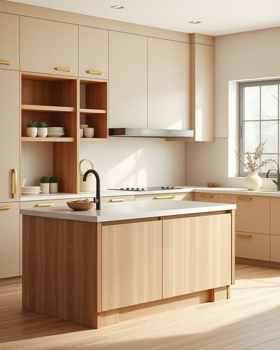 warm beige wood harmony