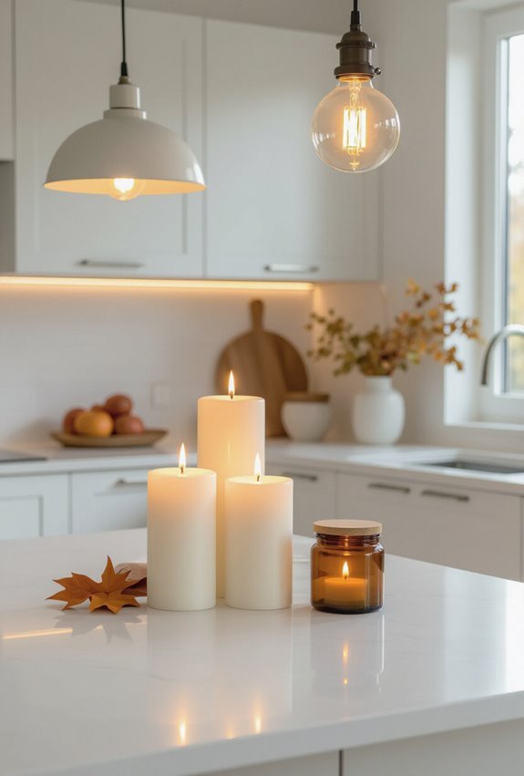 warm cinnamon lit cozy retreat