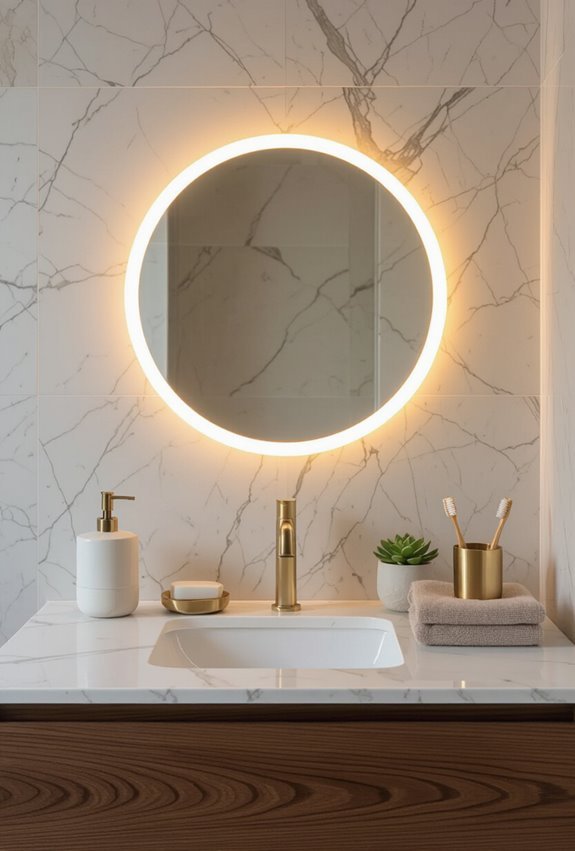 warm color accurate vanity lighting