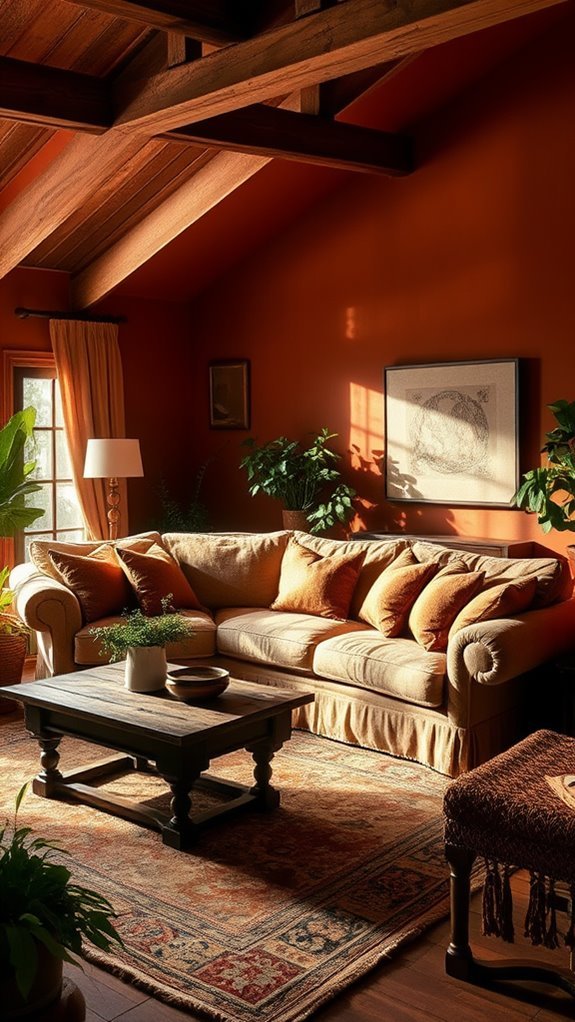 warm earthy aesthetics combined