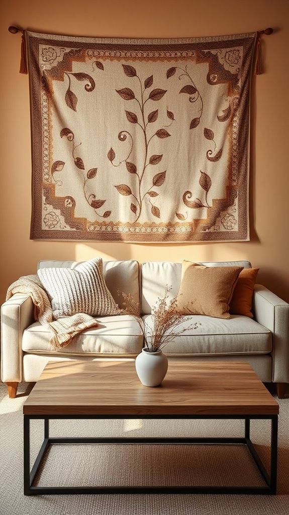 warm earthy tapestry options