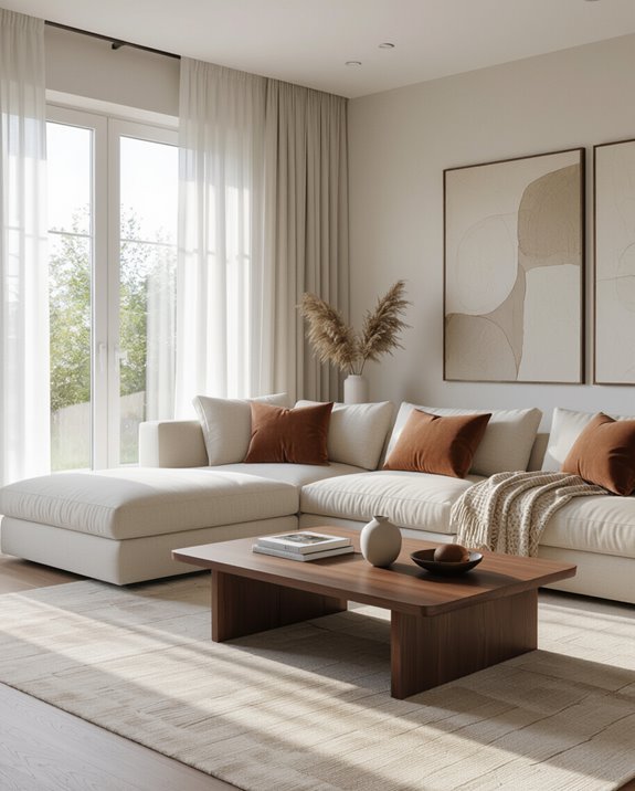 warm earthy tones inviting