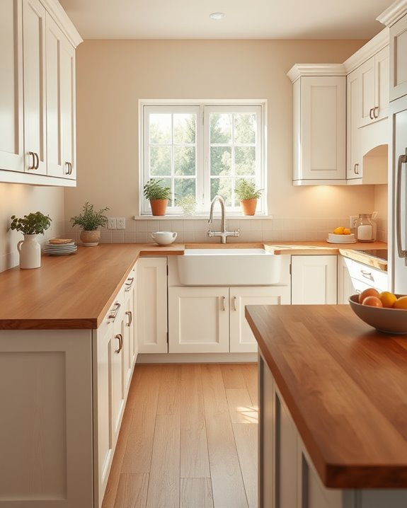 warm elegant kitchen tones