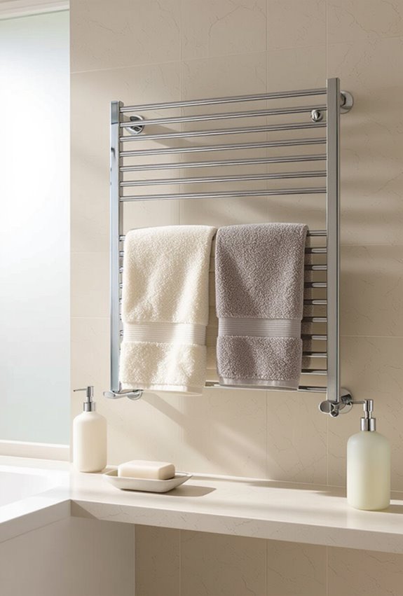 warm fast drying wall mounted towels