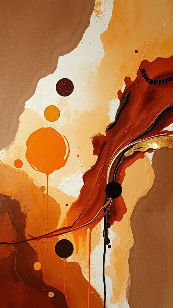 warm grounding brown tones