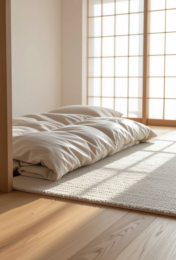 warm hardwood and rugs