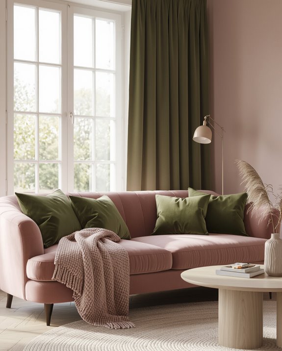 warm harmonious color combination