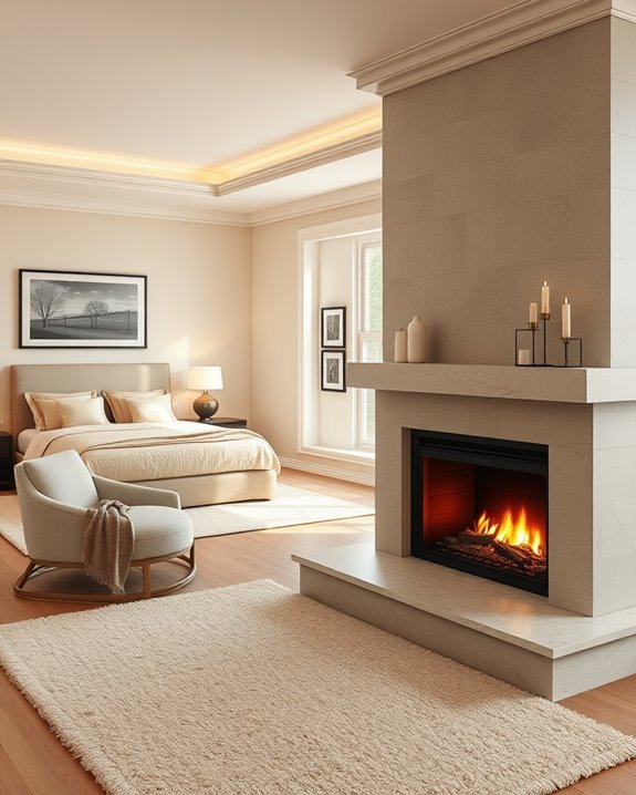 warm inviting bedroom retreat