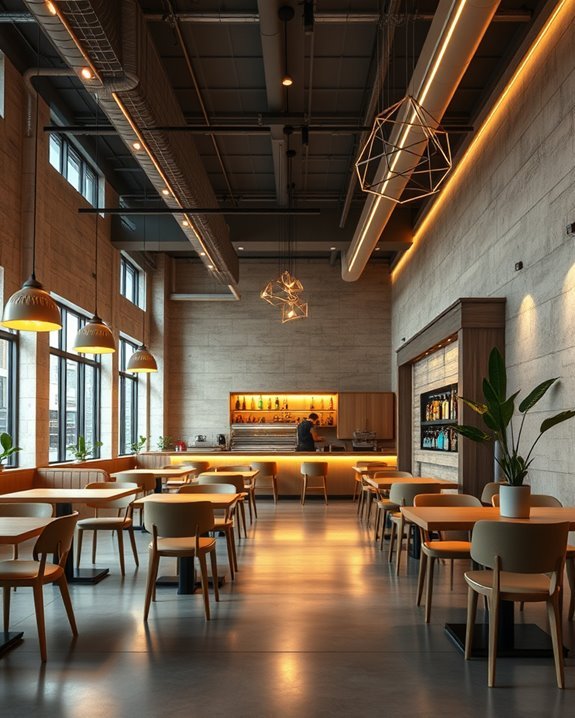 warm inviting dining ambiance