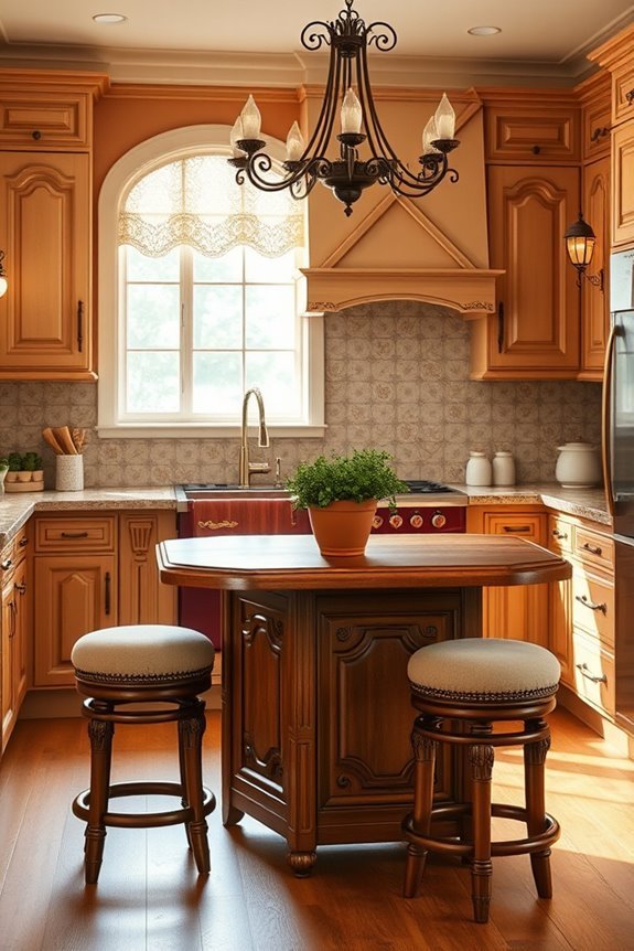 warm inviting kitchen colors