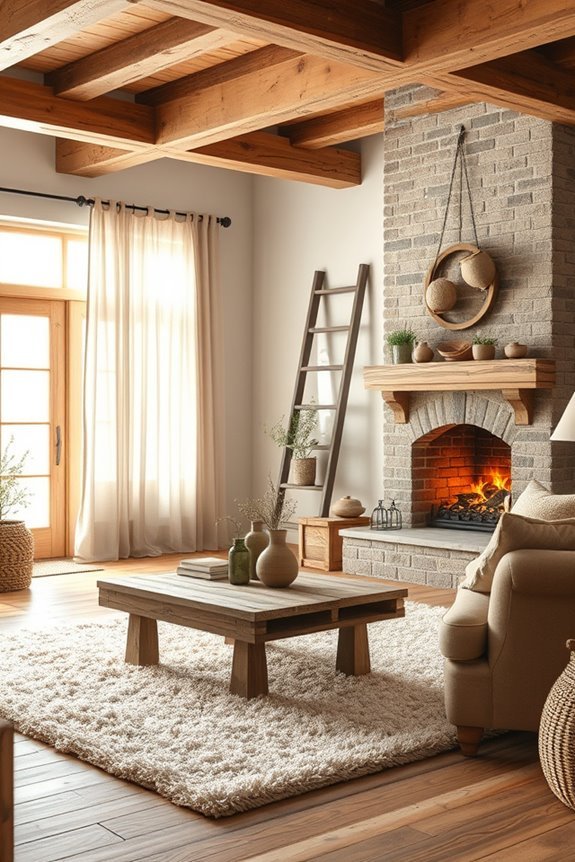 warm inviting rustic charm