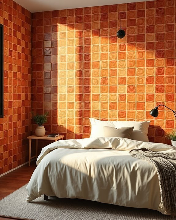warm inviting terracotta tiles