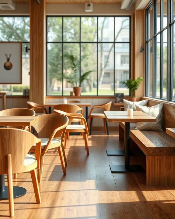warm inviting wood aesthetics