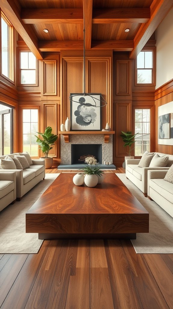 warm inviting wood elegance