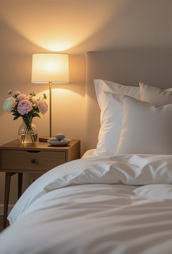 warm layered dimmable ambient lighting