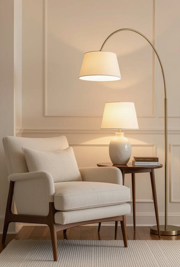warm layered lamp lighting