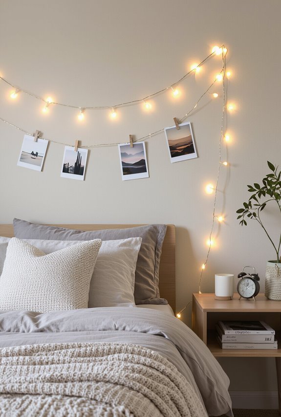 warm layered stringed cliplights