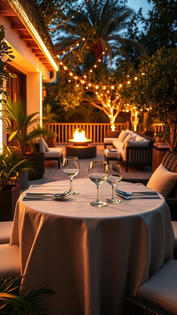 warm led lighting elegance