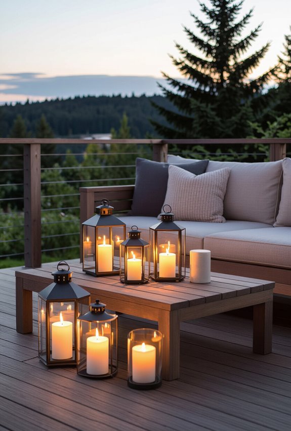 warm low maintenance outdoor lighting