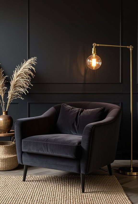 warm metallic lighting balance