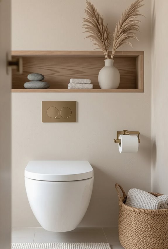 warm minimalist scandinavian restroom
