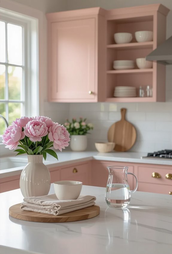 warm modern feminine pinks