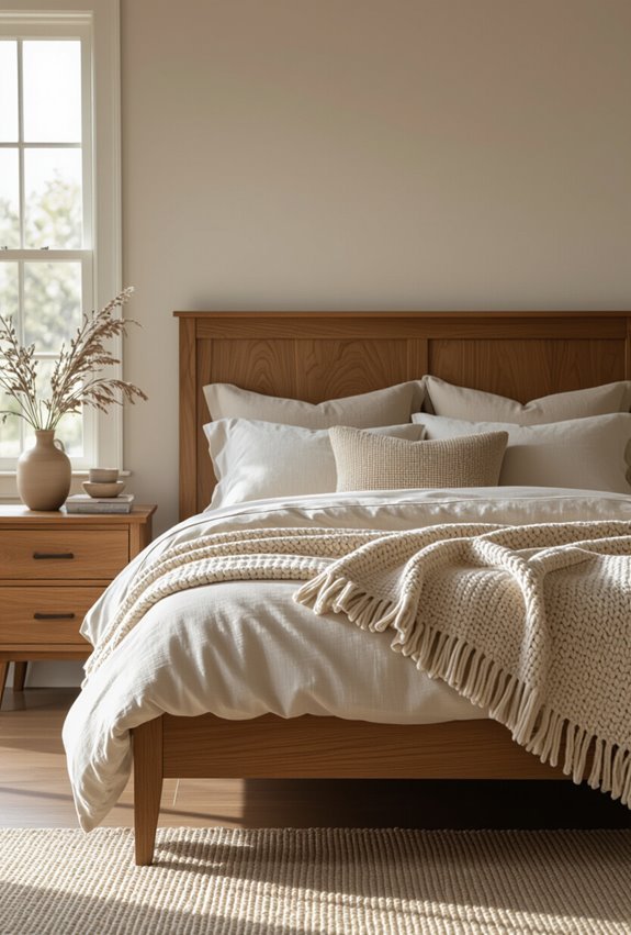 warm oak and teak