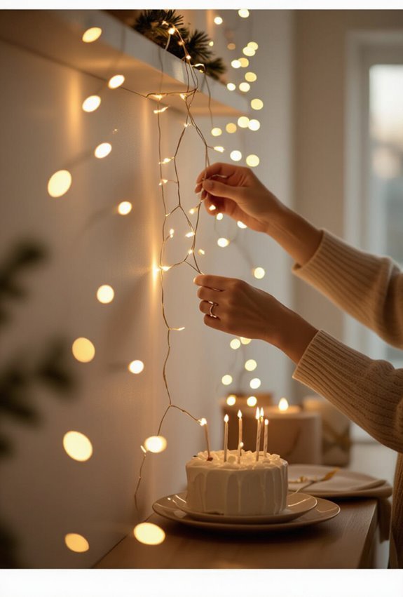 warm portable fairy light ambiance