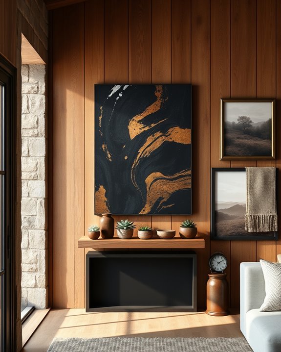 warm rustic earthy decor