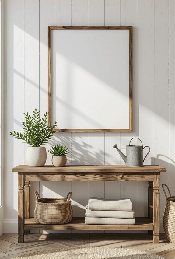 warm rustic inspirational wall decor