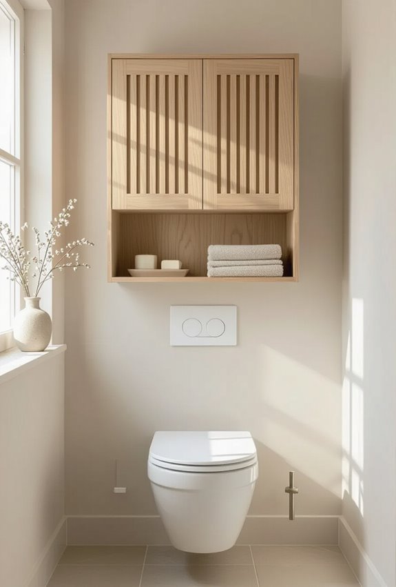 warm scandinavian slatted storage