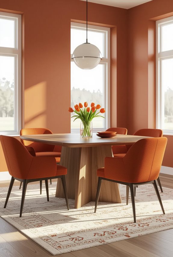 warm sunset spice textiles