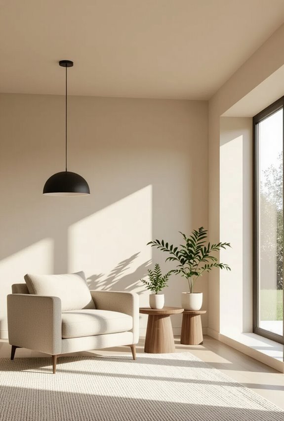 warm terracotta beige cozy ambiance